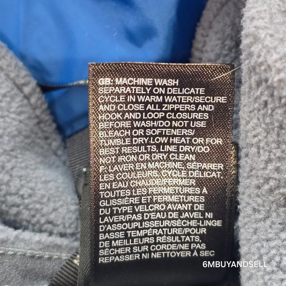 The North Face HyVent Atlas Triclimate Jacket Gray Blue LG 3-in-1‎ Large